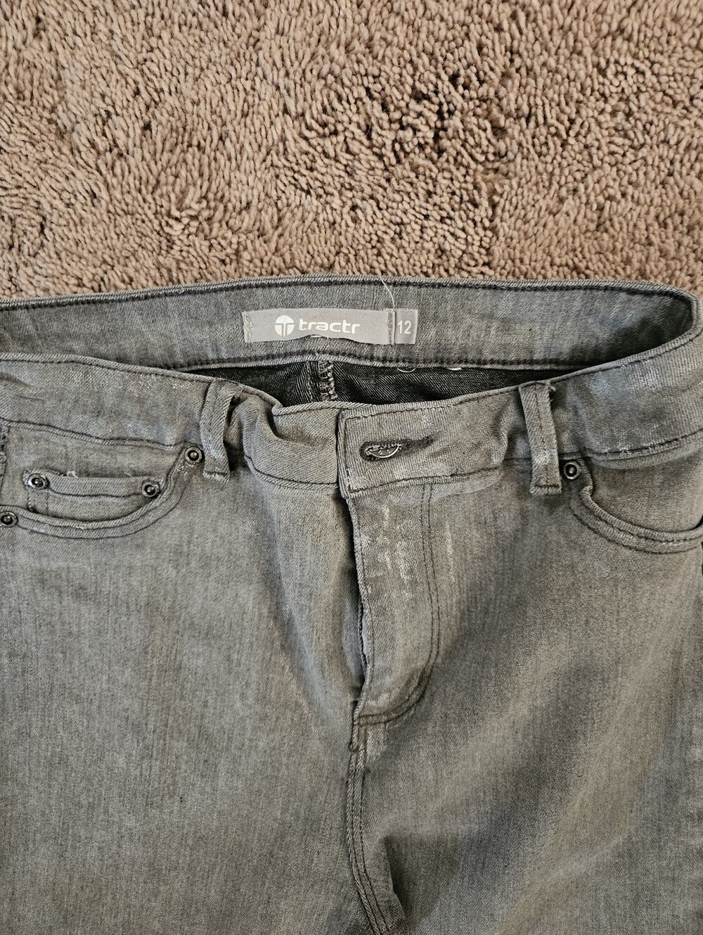 NICE ☆ Girls Lot Of 3 Jeans ~ Size 12, CUTE! - Picture 4 of 4
